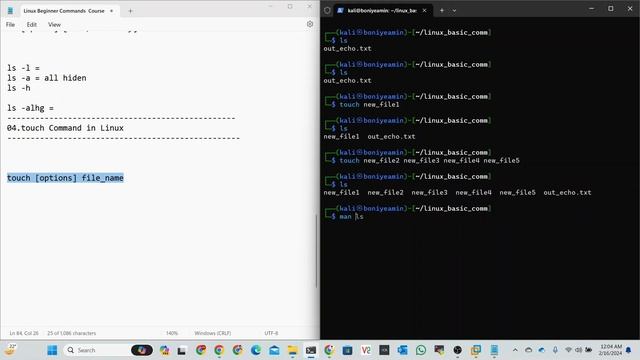 04: Touch| Linux Beginner Commands смотреть онлайн