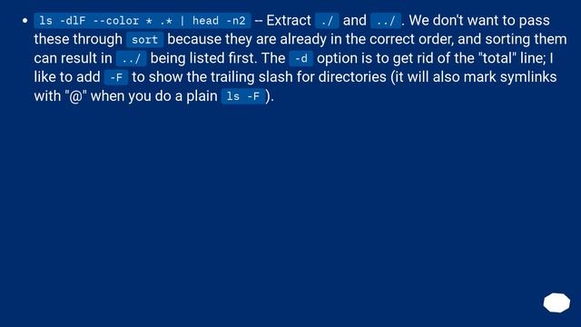 How to sort first directories then files etc… when using “ls” in Unix смотреть онлайн
