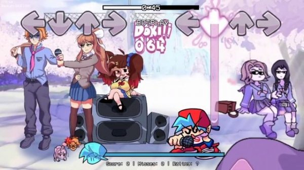 FNF mod Monika HD - Psych Engine Port - ( Android + WinDow )