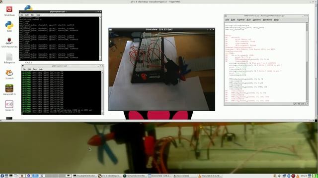RaspberryPi & fischertechnik motor via transistor and pwm #39 : LEDs, wiring, camera, frequency смотреть онлайн