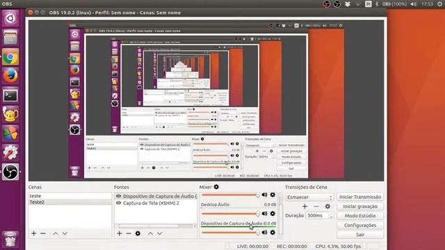 Como usar OBS (Open Broadcaster Software) no Ubuntu 16.04 (terminal) смотреть онлайн