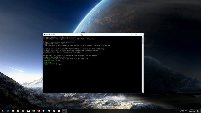 Linux Debian 9 "Stretch" 011 - Comandos básicos do SSH e gFTP смотреть онлайн