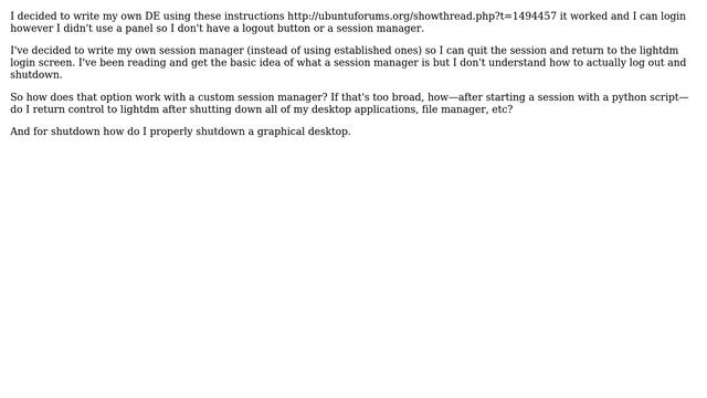 Unix & Linux: What are the commands to logout and shutdown with a session manager? смотреть онлайн