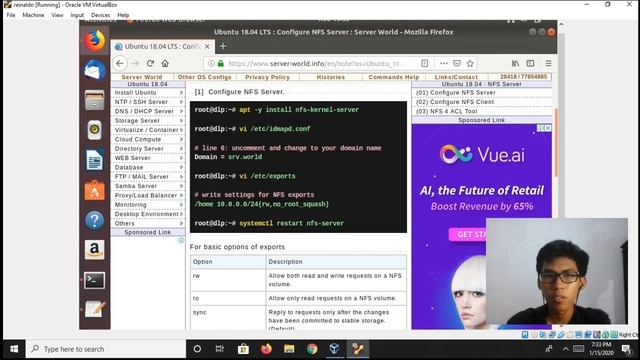 Cara konfigurasi 5 Server pada Ubuntu 18.04 LTS (Muhammad Reinaldo) смотреть онлайн