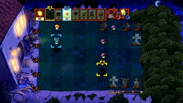 We Play Plants Vs Zombies Xbox 360 - Levels 2-3 and 2-4 смотреть онлайн