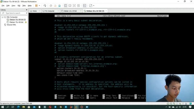 #3 Instalasi dan konfigurasi DHCP Server Debian 10 смотреть онлайн
