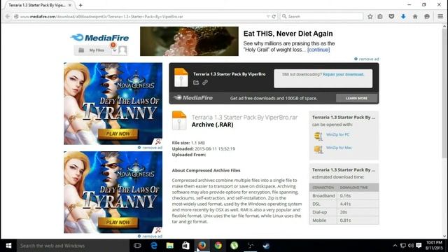 Terraria 1.3 Starter Pack (world and player) (WIN 7/8/10)+TUTORIAL смотреть онлайн