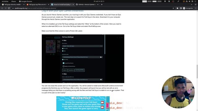 INSTALL and PLAYTEST Fall Guys on UBUNTU 22.04 смотреть онлайн