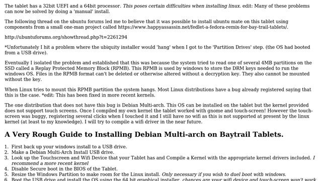 Can Linux Desktop OS's Work on Baytrail Tablet Devices that Ship with Windows (2 Solutions!!) смотреть онлайн