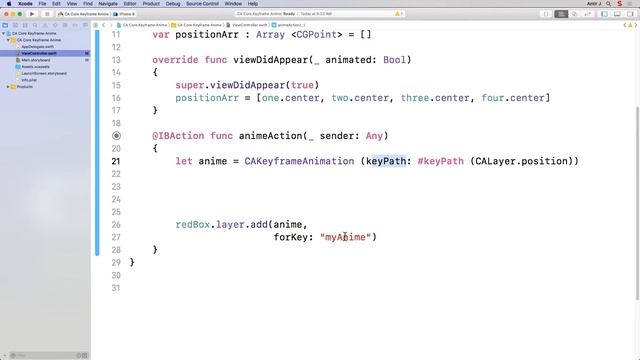 IOS SDK - Core Animation Keyframe