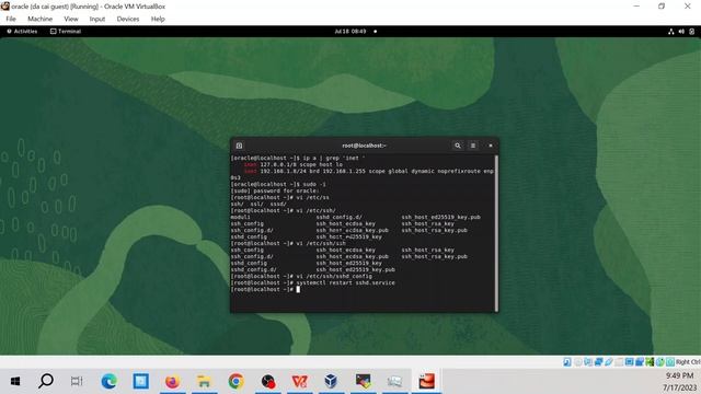 Linux Redhat lab: ssh connects with GUI смотреть онлайн