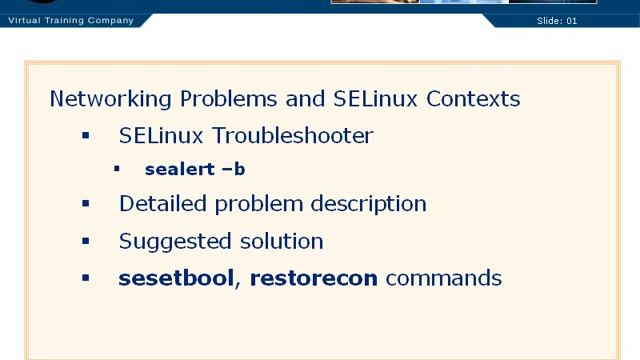 05 Diagnose SELinux Network Problems смотреть онлайн