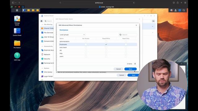 How to Setup Advanced Share Permissions on Synology NAS (Windows ACLs) смотреть онлайн