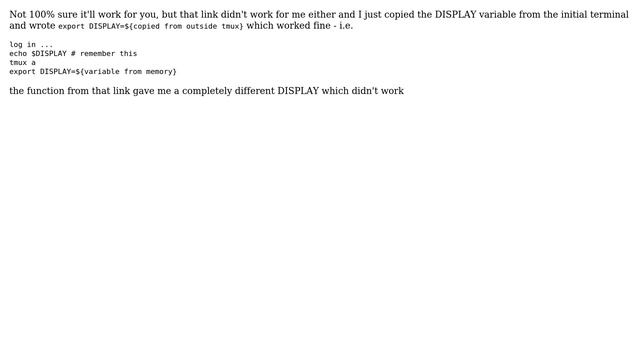 X11 forwarding doesn't work with multiple tmux sessions (2 Solutions!!) смотреть онлайн