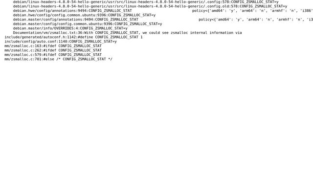 Ubuntu: Ubuntu kernel recompilation unable to enable flag : CONFIG_ZSMALLOC_STAT смотреть онлайн