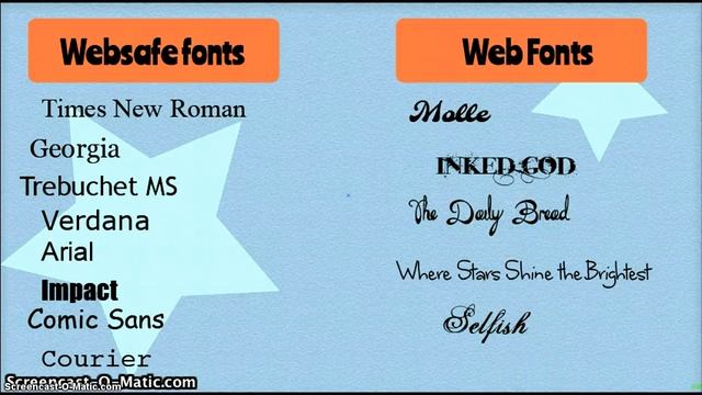 Web(Safe) Fonts смотреть онлайн