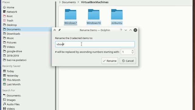 Rename Multiple Files - Kubuntu смотреть онлайн