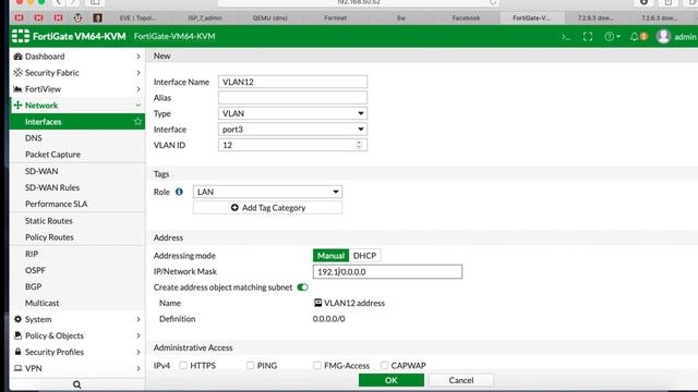 ZONE-VLANs and SD-WAN - FORTIGATE 6.2.0 смотреть онлайн