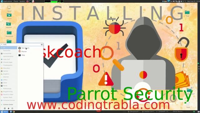 Installing Taskcoach on Parrot Security Linux смотреть онлайн