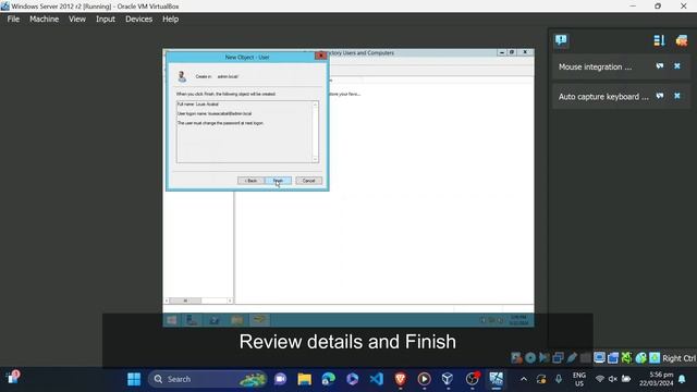 Creating Domain User Account | ITS 308 D Activity смотреть онлайн