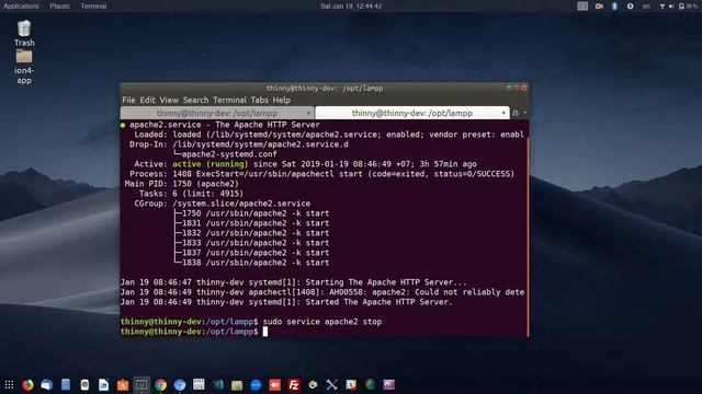 start lampp ubuntu 18.04 смотреть онлайн