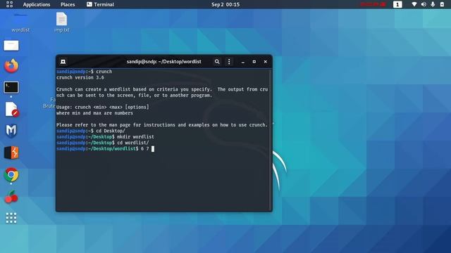 how do i make wordlist for brute force attrack using crunch смотреть онлайн
