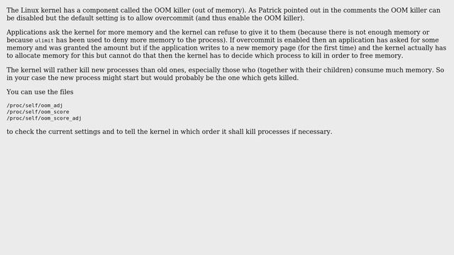What happens if a Linux distro is installed with no swap and when it s almost out of RAM... смотреть онлайн