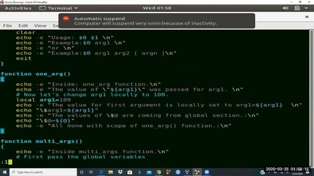 Write Shell Scripts With Functions Scope of Local and Global Variables смотреть онлайн