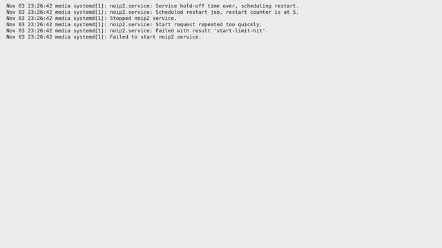 Can't get service noip2 to start on boot смотреть онлайн