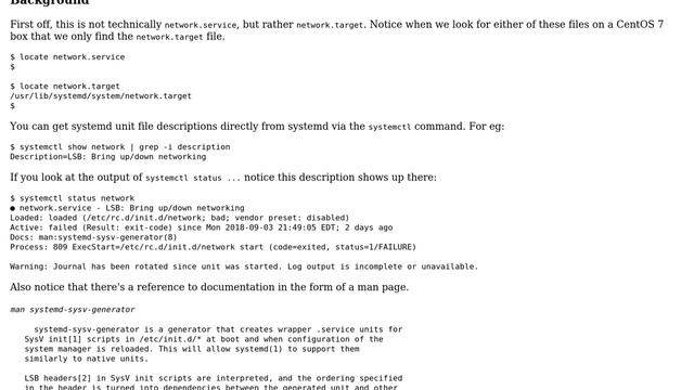 In Linux Centos 7, what is network.service and what does it do? (2 Solutions!!) смотреть онлайн