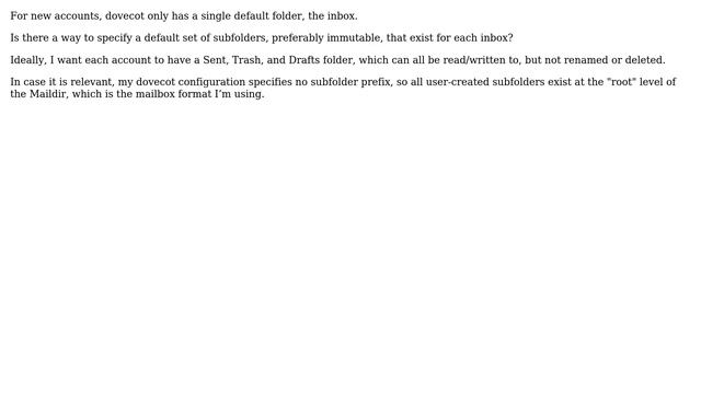 Default subfolders for dovecot смотреть онлайн