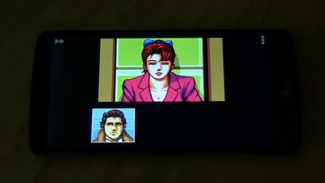 Snatcher On MD.emu Emulator On Android LG G3 With Moga Controller