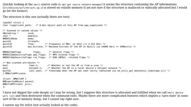 Unix & Linux: Where is the list of access points stored? смотреть онлайн