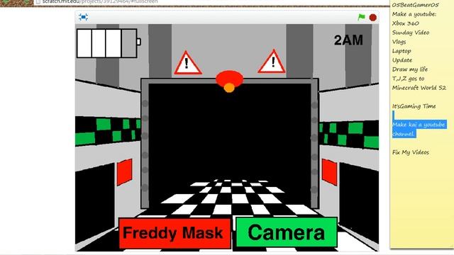 Let's Play FNaF 2 on Scratch - Night 1 Done - My Fist Time using BaniCam - Pt.1 смотреть онлайн