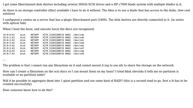 DevOps & SysAdmins: Fiberchannel disk Centos6.5 смотреть онлайн