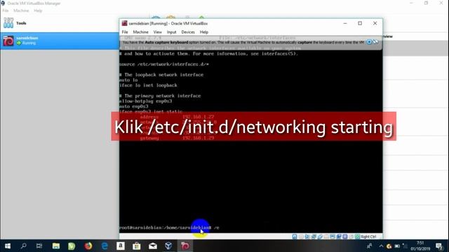 Konfigurasi IP Addres Di Linux Debian 9.5 смотреть онлайн