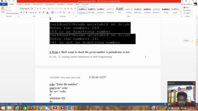 Unix Lab Exp-3 смотреть онлайн