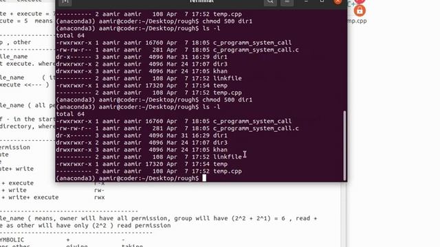 chmod permission command detailed explanation in ubuntu смотреть онлайн