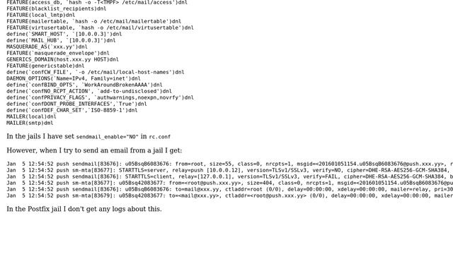 DevOps & SysAdmins: FreeBSD & Jails: Send mail through Postfix in Jail смотреть онлайн