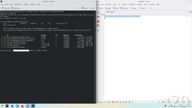 How to install FreeCAD on KDE Neon смотреть онлайн