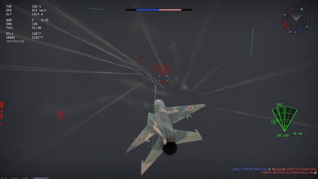 War Thunder MiG-21 PFM - Lemme show you a lil trick i learned gurl 😏 смотреть онлайн