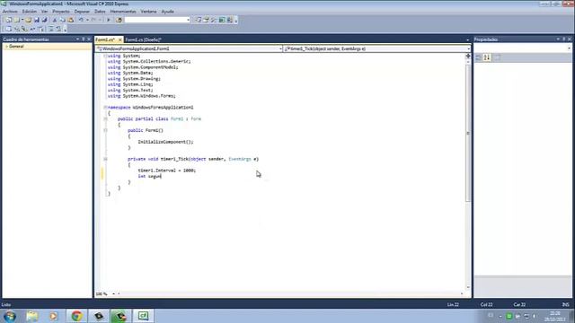 Timer Windows Forms смотреть онлайн