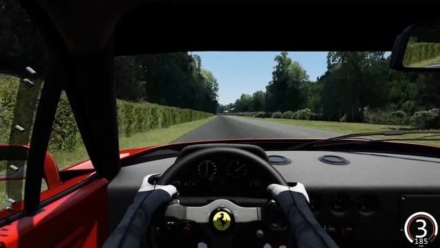 Assetto Corsa Ferrari F40 - Monza 1966 No AIDS Logitech F710 test смотреть онлайн