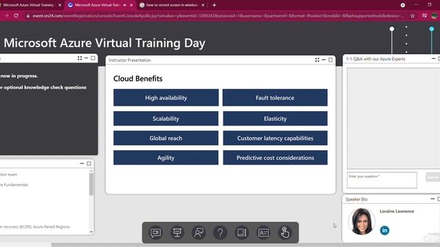 Microsoft Azure Virtual Training Day Fundamentals Part 1 смотреть онлайн
