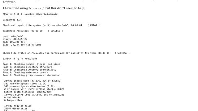 Ubuntu: How to get back lost capacity after using Gparted? смотреть онлайн