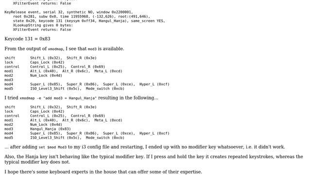 Unix & Linux: How can I change an underutilized keyboard key into a modifier key? смотреть онлайн
