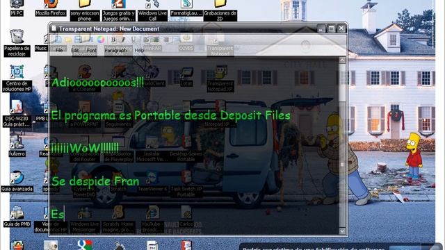 Transparent Notepad XP смотреть онлайн