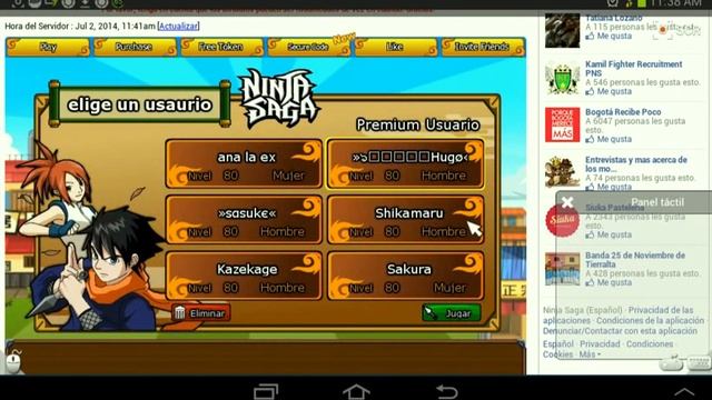 Como jugar ninja saga desde android ( Puffin web browser pro ) смотреть онлайн
