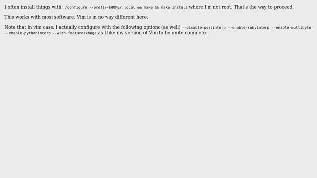 How to install VIM on Linux when I don't have root permissions? (4 Solutions!!) смотреть онлайн