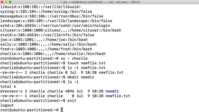 Linux: File and Directory ownership смотреть онлайн